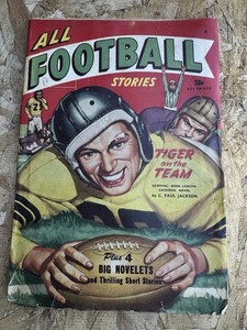 PULP:  ALL FOOTBALL STORIES-#1-DEC 1947-PULP ACTION-SOUTHERN STATES PEDIGREE