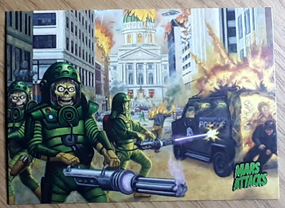 Mars Attacks 2013! Invasionskarte 9 DOWNTOWN DEMOLITION.