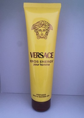 VERSACE EROS ENERGY FOR MEN  PERFUMED BATH & SHOWER GEL 5 fl.oz/150 ml UNBOX
