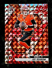 2025 Panini Mosaic Joe Burrow Red Camo Prizm Cincinnati Bengals #97