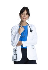 Cherokee Lab Coat Women 28" 30" Medical Scrub Consultation La... USA FAST SHIP