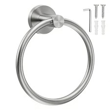 SetSail Towel Holder for Bathroom Wall Brushed Nickel Towel Ring