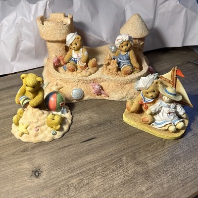 Cherished Teddies By the Sea Collection 5 Piece Set.  1991, 1996