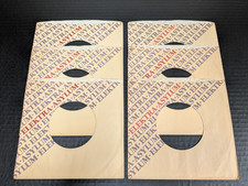 Lot of 6 Vintage Elektra Asylum Records 45 RPM 7" Company Sleeves for Rock Jazz