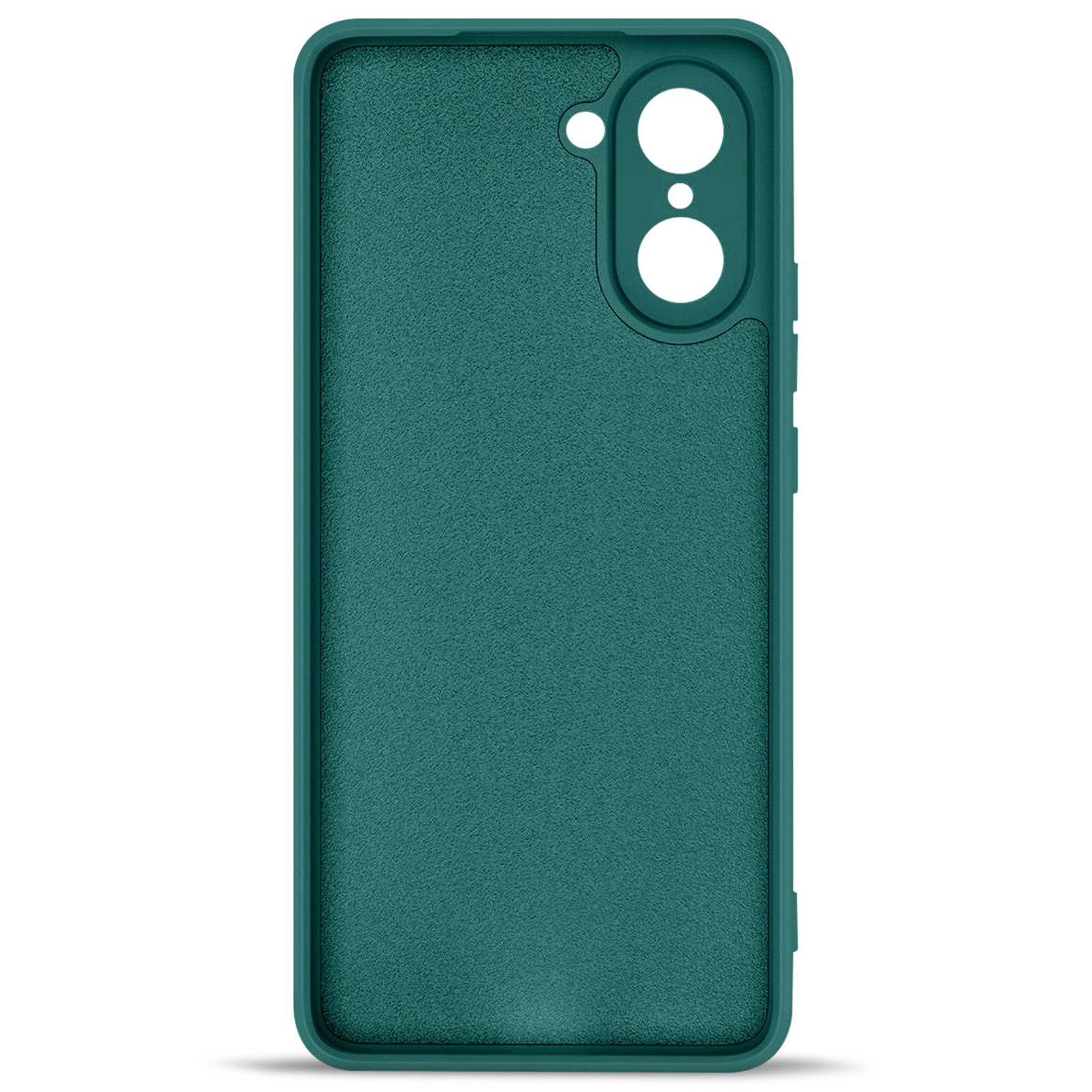 Coque silicone souple OnePlus Nord CE5 Avizar Soft-Touch vert pin