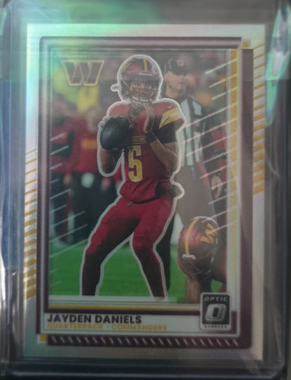 Jayden Daniels Panini Select Select Numbers #23 Prizm