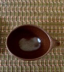 Vintage Roseville Raymor Autumn Brown 4 Cups Saucers Ben Seibel MCM Pottery — photo 5