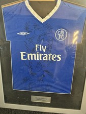 Chelsea FC 2004-05 Premier League Champions Signed Shirt Framed Certified