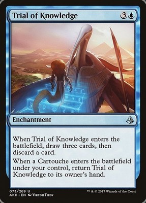 Trial of Knowledge Foil Amonkhet 73 NM MTG