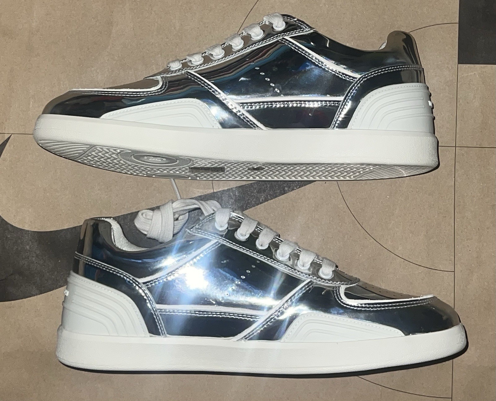 TORY BURCH ARGENTO/OYSTER MUSHROOM 152960-020 SIZE 6.5,8 thumbnail 10