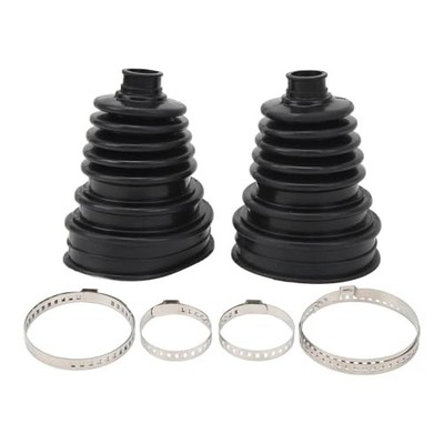 2 PCS CV Joint Boot Kit, Universal Flexible CV Axle Boot with Clamps, Constant 