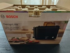 Bosch DesignLine TAT3P423GB Compact Toaster - Black