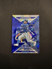 2025 Panini Crusade #17 Carter Jensen Blue Cracked Ice