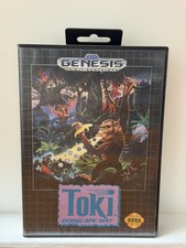 Toki Going Ape Spit Sega Genesis 1992 Game and Case NO MANUAL Tested Working