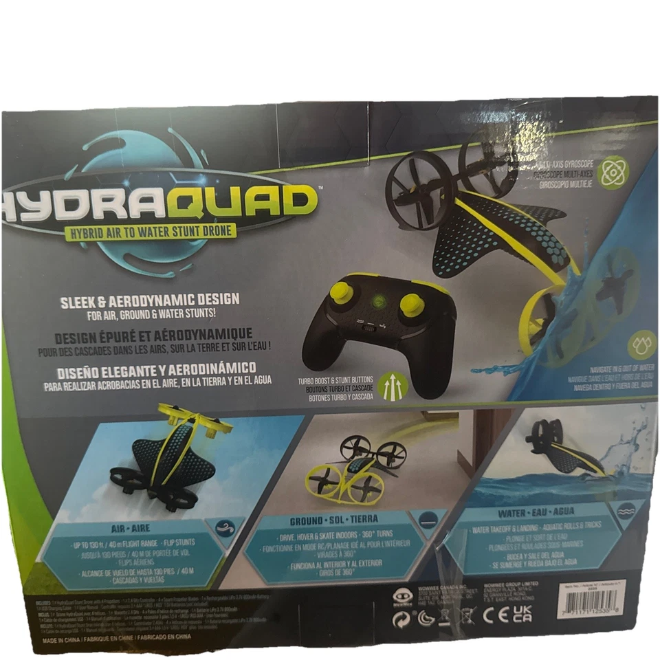 Stunt Drone. Hydraquad. Hybrid - Air / Water / and Ground. Air - Image 3 of 4