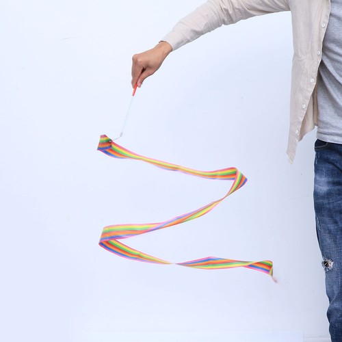 4 Pcs Girls Gymnastics Equipment Dance Ribbons for Children Dancing - 第 2/11 張圖片