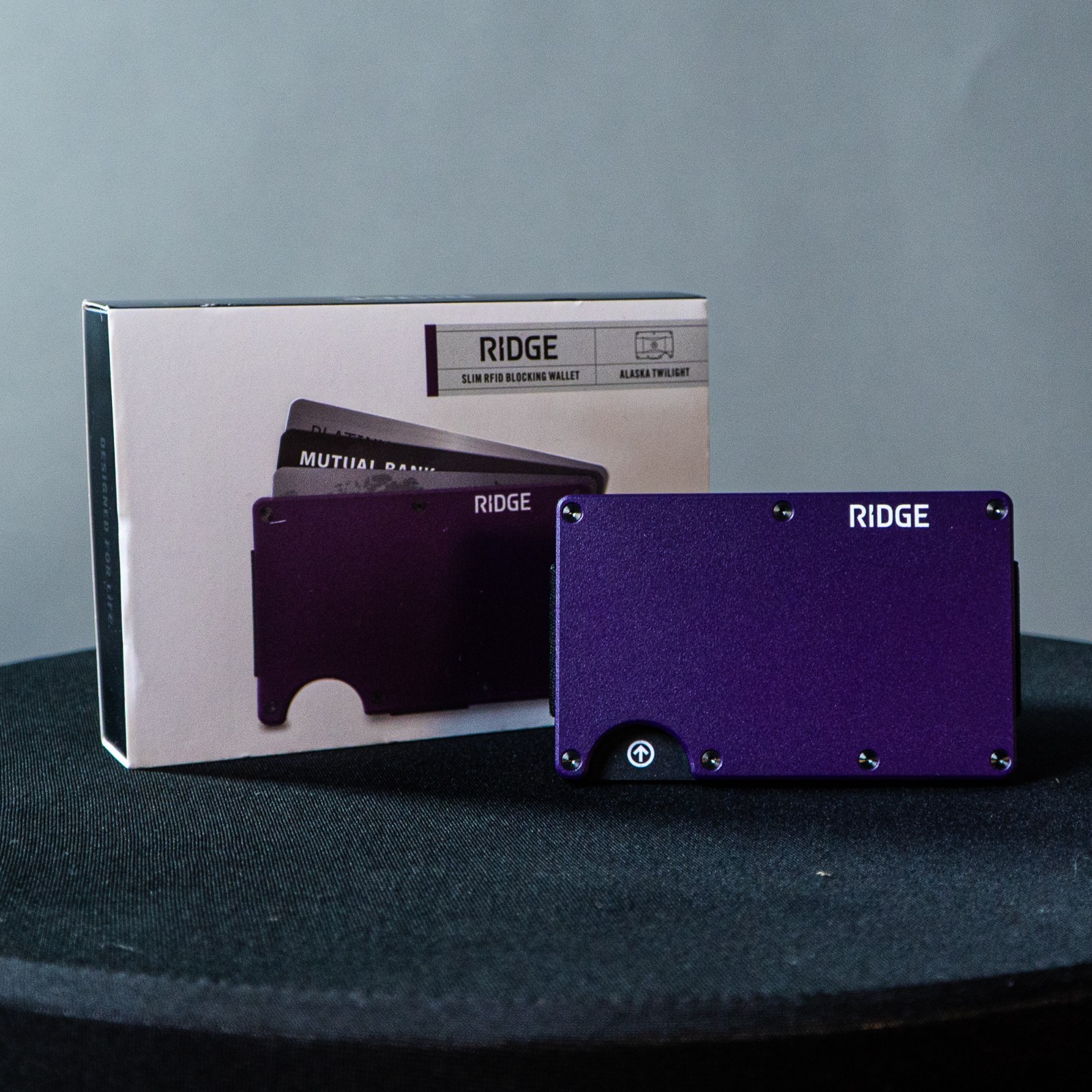 Ridge Wallet-  Alaska Twilight - RFID Minimalist Wallet *NEW IN BOX* *Ships FREE