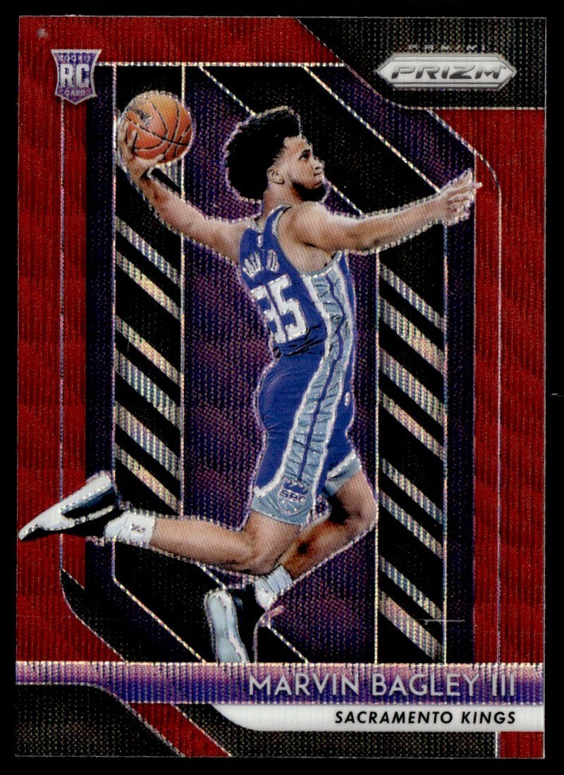 2018-19 Panini Prizm Ruby Wave Marvin Bagley III RC #181