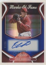 2022 Panini Absolute Marks of Fame Spectrum Blue 22/25 Chris Rodriguez 03jp
