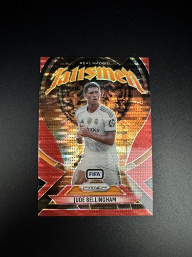 2025-26 Panini Prizm FIFA Jude Bellingham Red Pulsar Talismen #3 Real Madrid