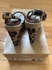 Christian Louboutin Wedge Sandals Pony Hair Leopard 37 — photo 3