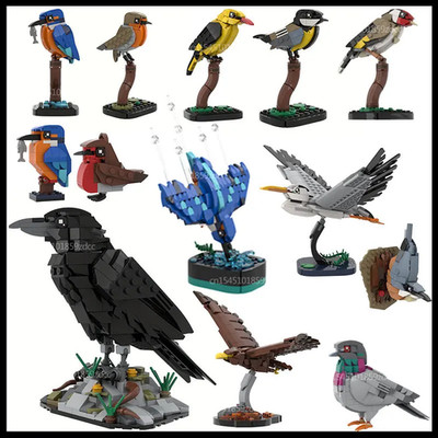 Tier Vogel Bausteine Set MOC Steine Modell Spielzeug Geschenk für Kinder Erwachsene Geschenk