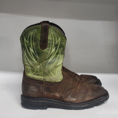 Ariat 10'' Sierra Shock Shield Soft Toe Boot Dark Brown Mens Size 11D