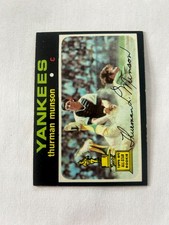 1971 Thurman Munson Topps All Star Rookie Baseball Card