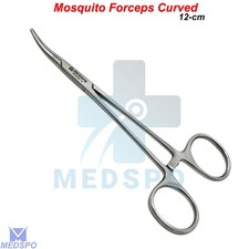 Surgical Artery Clamp Homeostatic Mosquito Forceps Curved Hemostat Dental Tools
