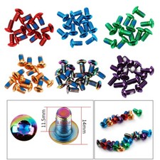 12Pcs Fahrrad Bremsscheibe Schrauben M5x 11,5mm Mountainbike Befestigungs
