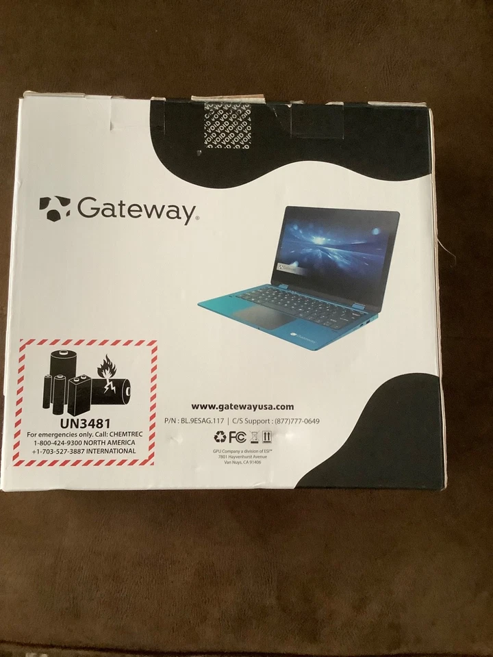 Gateway 11.6” Touchscreen 2-in-1 Laptop 4GB 64GB Blue GWTC116-2BL – Brand New - Image 4 of 4