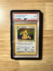 1999 POKEMON FOSSIL DRAGONITE #4 HOLO PSA 9!
