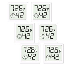 Mini Humidity Meter Hygrometer 6 Pack Room Thermometer Indoor Digital Temperatur