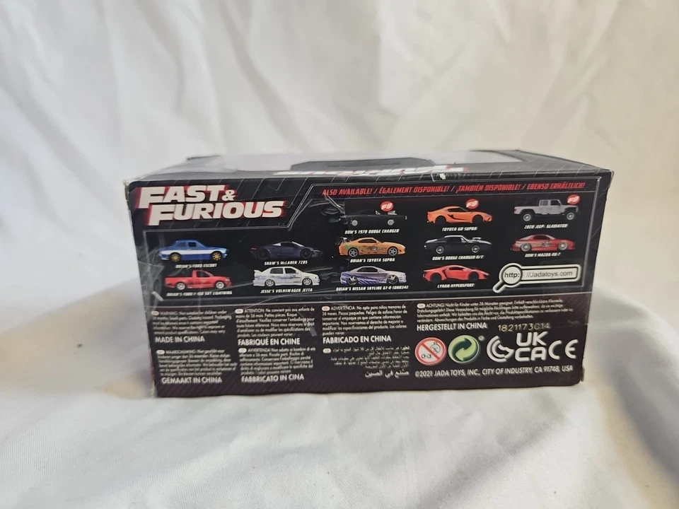 Jada Toys Fast & Furious: Dom's Buick Grand National Black 1/32 #BXS - Image 4 of 4
