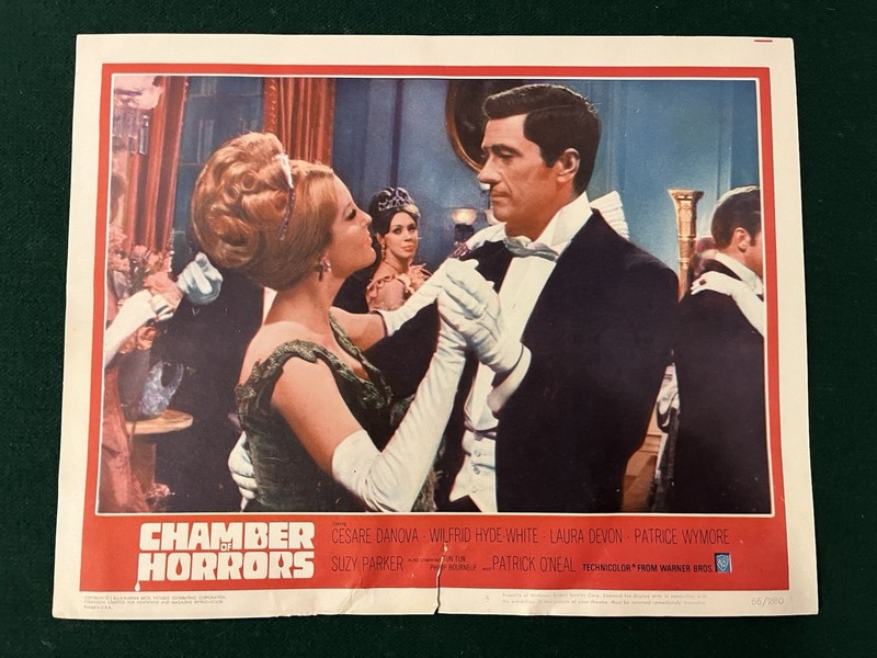 Chamber Of Horrors Original Movie Lobby Card 1966 Baltimore Strangler