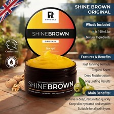 Ultimate Shine Brown 210ml - Pflegender Br&auml;unungsbeschleuniger f&uuml;r Deep Bronze Glow