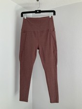 Beyond Yoga Women's sz Large High Waisted Space Dye Midi Leggings Out Of Pocket