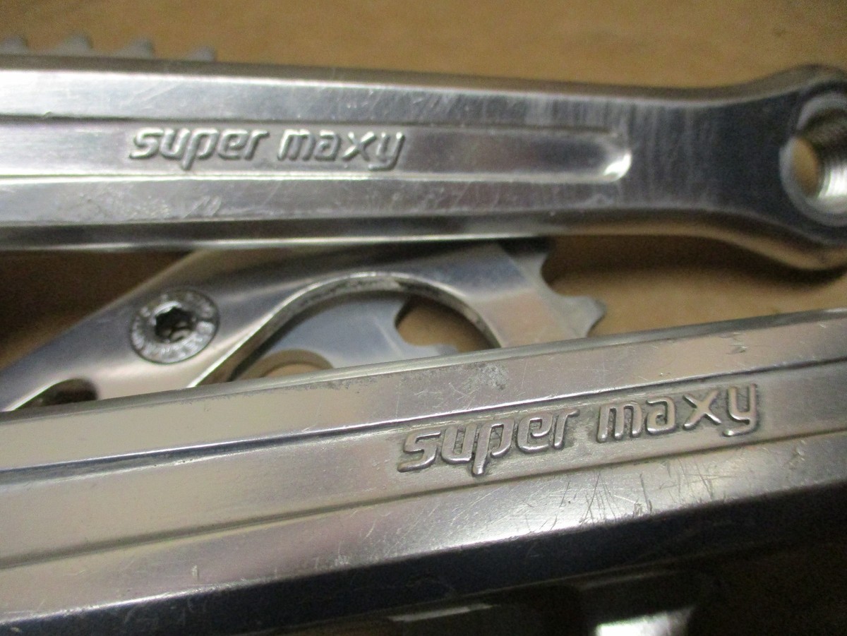 ビンテージ　スギノ　杉野　GS 52×42-170 ロード　ピスト Vintage Sugino GT 170mm 52 42 Double Crankset Old School BMX