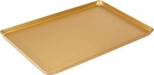 Thekenbleche 10x gold eloxiert 60x40x2cm neu Ausstellbleche Verkaufsbleche Alu