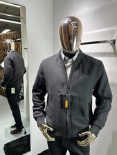 Legendary ZILLI Dark Gray Bomber Size 54 / XL (100% Authentic & NEW)