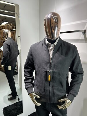 Legendary ZILLI Dark Gray Bomber Size 54 / XL (100% Authentic & NEW)
