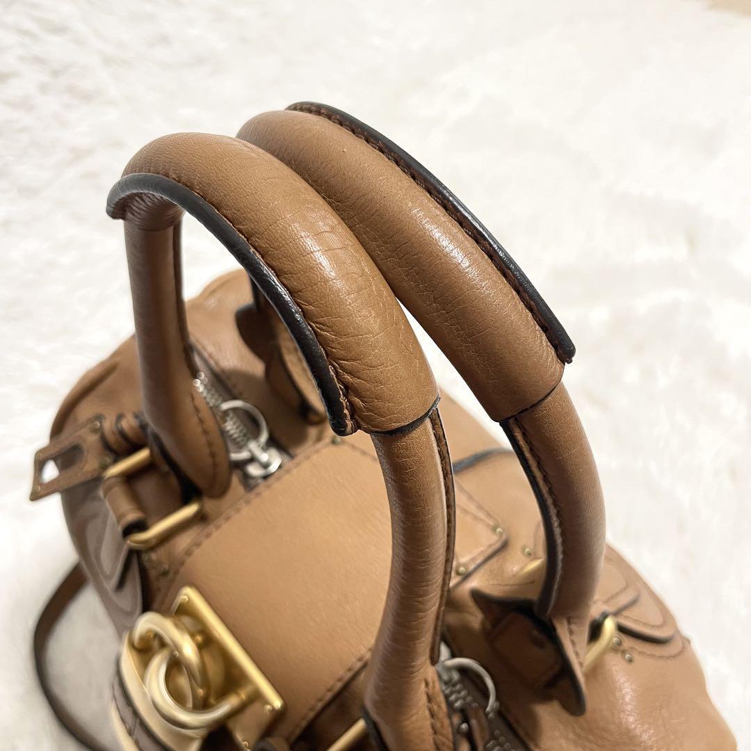 Chloe Handbag Paddington 2way Brown Y2K Rare with Chloe Handbag Paddington 2way Brown Y2K Rare with