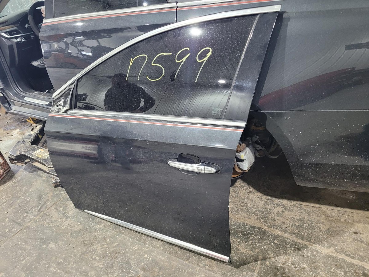 英語XamDVD2012.2017.2018 2013-2015 Cadillac XTS Front Left Driver Door, Gray Metallic w