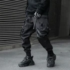 Niepce Streetwear Unisex Matte Black Tactical Techwear Urban Jogger Pants