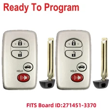 2 271451-3370 Smart Prox Remote Key Fob for Toyota Avalon Camry Corolla HYQ14AAB