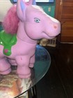 Vtg My Little Pony 11" Pink Heart Large Horse Toy  Real Long Eyelashes Star — photo 2