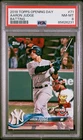 2018 Topps Opening Day #71 Aaron Judge Batting Rookie Cup Yankees PSA8