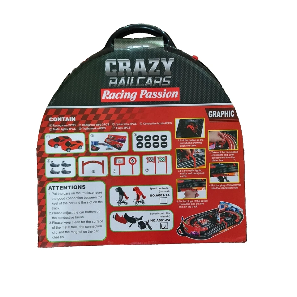 Slot Car Racing Track 280cm Slot car Lightning McQueen Electric 1:64 *2 FreeCars - image 3 of 4