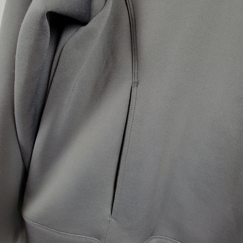 ZELLA Soft Shell Pullover Sweater Women's S Gray Long Sleeve Crew Neck Pockets - Picture 2 of 10