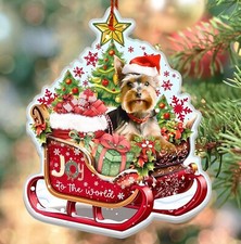 Yorkshire Terrier Christmas Ornament - Yorkie for Men, Women - Yorkie Ornamen...